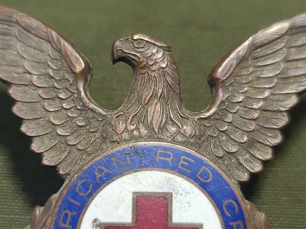 American Red Cross Men's Hat Badge