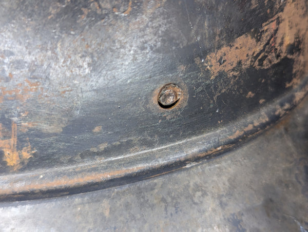 Luftschutz Helmet with Liner Blown Out Rivets