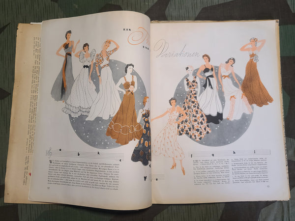 Neue Modern Welt June 1937 Fashion Magazine with Patterns