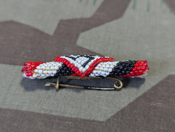 Original Beaded Third Reich Patriotic Pin