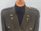 Army Nurse Uniform Set Jacket and Skirt <br> (B-38" W-28" H-36")