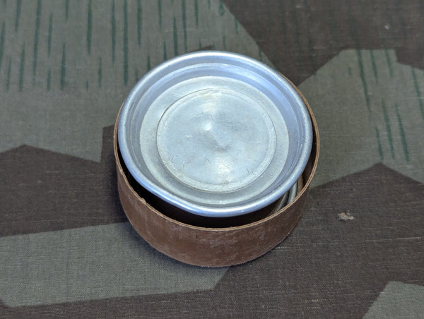 Collapsible German Aluminum Cup w Cardboard Container