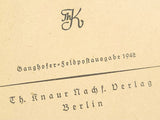 Von Jägern und Förstern Feldpostausgabe 1942