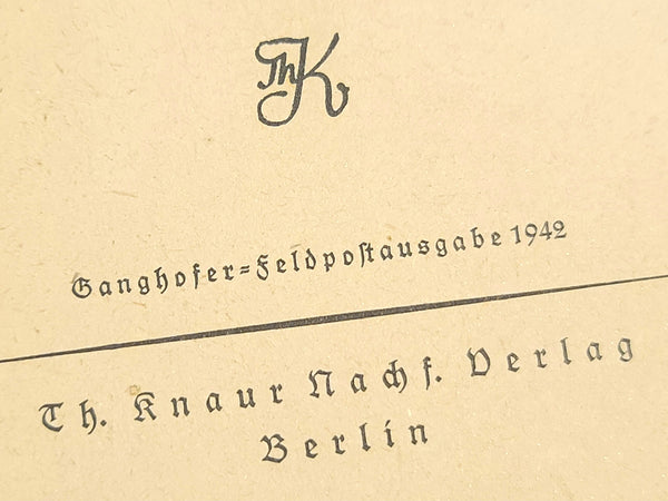 Von Jägern und Förstern Feldpostausgabe 1942