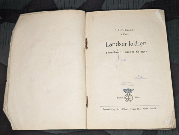 Volkischer Beobachter Landser Lachen Soldier's Humor Book