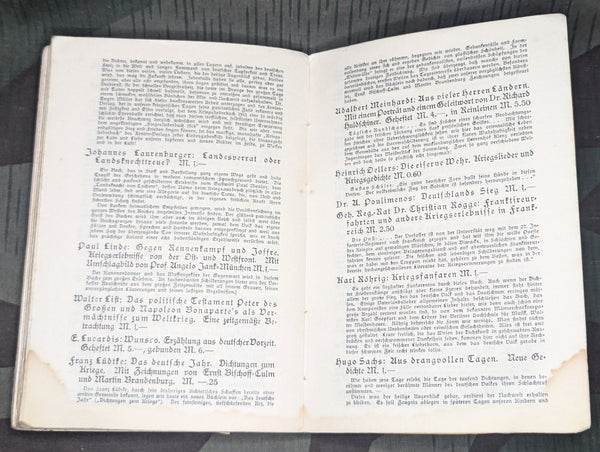 1916 Der Kriegs Almanach
