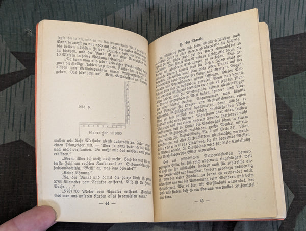 1943 Kartenlesen Map Reading Book