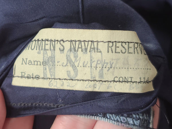 Navy WAVES Uniform Set: Jacket and Skirt <br> (B-34.5" W-24" H-33")