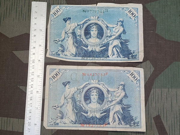 1908 Reichsbanknote 100 Mark Note