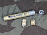 German Sanitäter Nr.22 Pill Tube with Pills