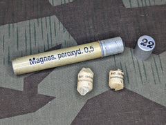 German Sanitäter Nr.22 Pill Tube with Pills