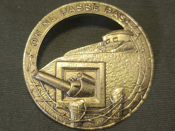 French Maginot Line "On ne Passe Pas" Bunker Pin