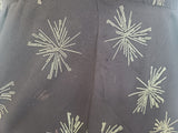 Plus Size Black Rayon Firework Print Dress <br> (B-57" W-49" H-62")