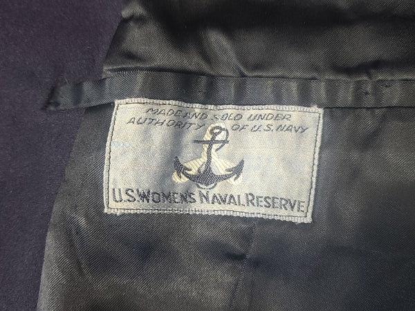 US Navy WAVES Heavy Overcoat (43" Bust)