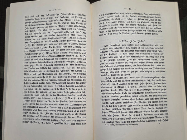 Contemporary Issues in New Testament Scholarship 1935 Book NSDAP Revisonist