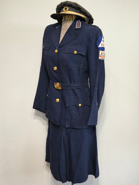 Citizens Defense Corps Women's Defense Volunteer Uniform (Jacket, Skirt & Hat) <br> (B-35" W-24" H-32")