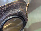 Original German Sun/Dust Leather Goggles