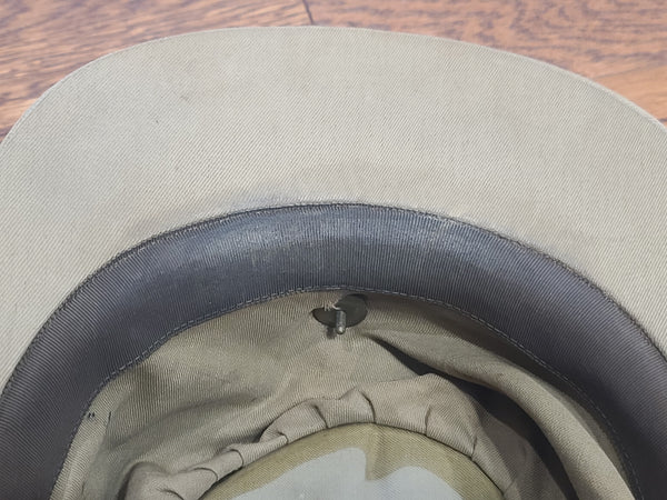 WAAC Khaki Hobby Hat Size 21 with Walking Eagle Emblem