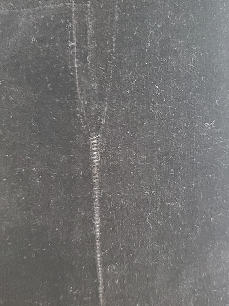 German Black Velvet Dress with Sequin Bow <br> (B-36" W-27" H-35")