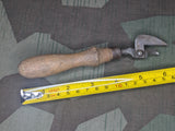 Original German Can Opener with Wood Handle