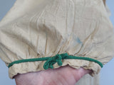 German Prewar Silk Dress Handmade <br> (B-46" W-39.5" H-46")