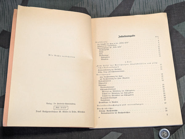 Erste Hilfe Luftschutz Book