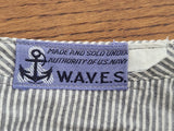 WAVES Seersucker Garrison Cap (Size 20)
