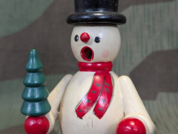 Vintage Räuchermann Snowman
