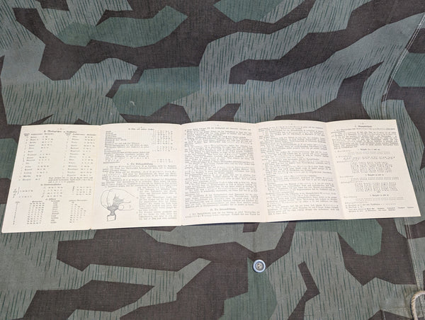 Ausbildungstafeln Nachrichtenwesen Morse Code Pamphlet