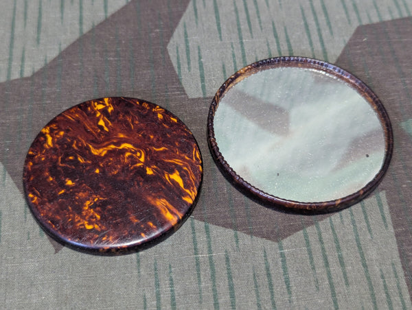 Original Celluloid Tortoise Shell Pocket Mirrors