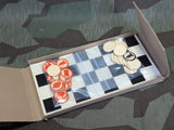 Feldpost Chess Game Set Schach Mühle Dame Complete