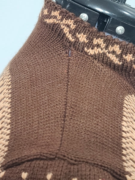 Deer Cardigan Sweater (45" Bust)