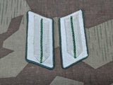 Original Wehrmacht Administration Official Collar Tabs