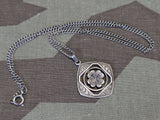 1914 1916 Iron Cross Clover Necklace
