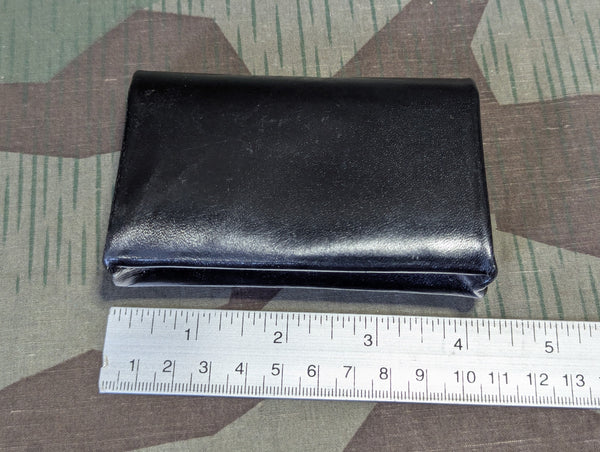 German Black Wallet with Coin Purse NOS