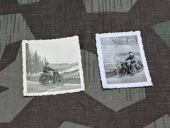 2 Original DKW Motorcycle Photos