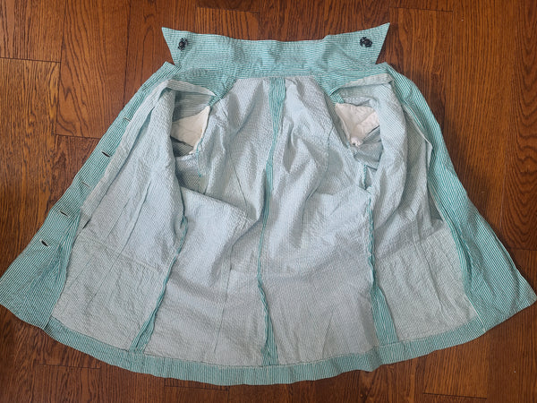 Marine Corps Seersucker Uniform: Jacket & Skirt <br> (B-41" W-30" H-40")