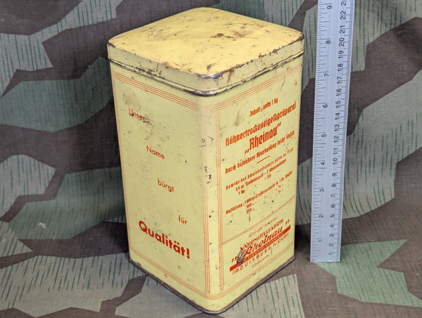 Large Tin for Powdered Egg Yellow Rheinau