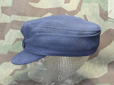 German Blue Wool Ski Cap HJ