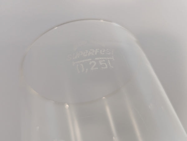 Superfest .25L and .3L Drinking Glasses (Set of 4)
