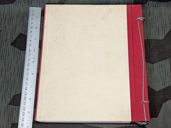 German Soldier's EMPTY Photo Album Hand Painted Cover