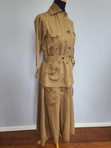 WWI Women's Uniform Jacket and Skirt <br> (B-38.5" W-30" H-48")
