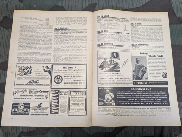 Canoe Sport Magazine 20 Mai 1939 Heft 12