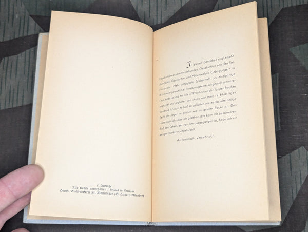NSDAP Book Der Schlampani Sepp Gebirgsjager Stories