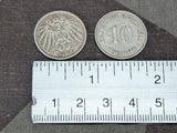 Pre-WWI 10 Pfennig German Coins 1911-1913 (Lot of 8)
