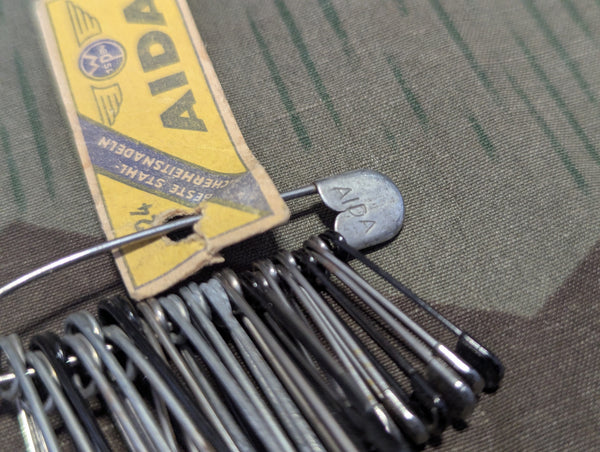 Lot of 24 German Safety Pins Aida
