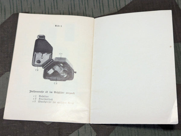 Original K98 Zf41 Scope Manual D 136/1 1942