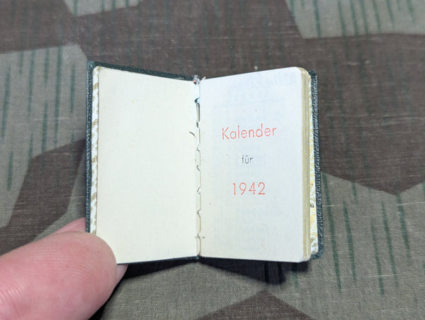 Tiny 1942 Pocket Calendar Book