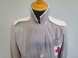 American Red Cross Gray Lady Seersucker Uniform Dress and Hat <br> (B-36" W-28" H-36")