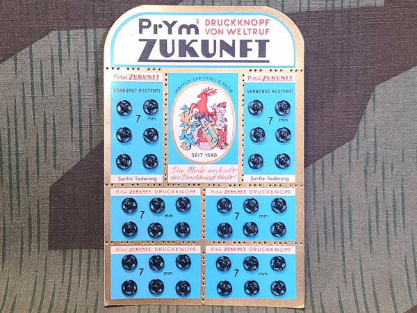 Prym Zukunft Snaps on Card